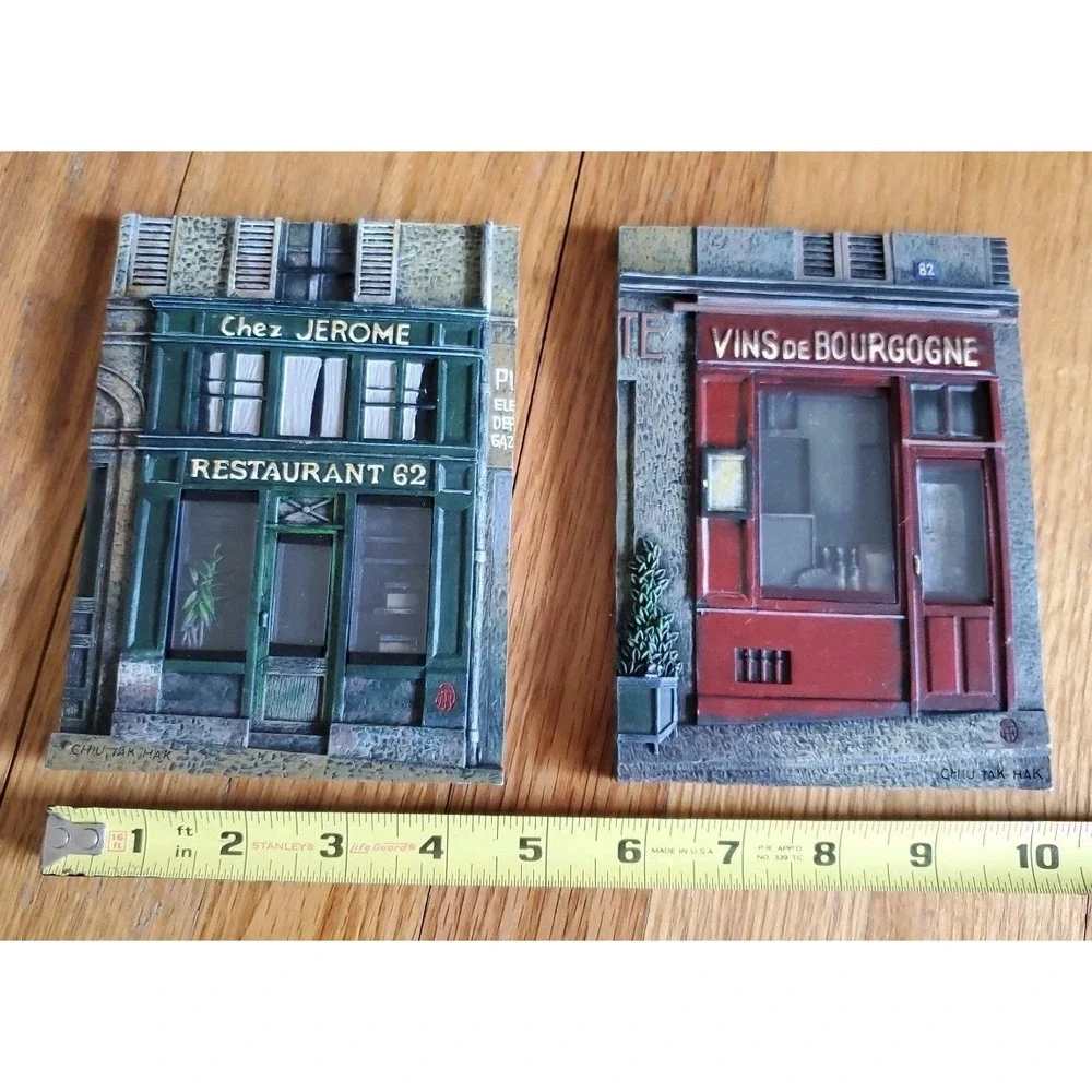 3D Wall Plaque Vins de Bourgogne Chez Jerome France French Chiu Tak Hak